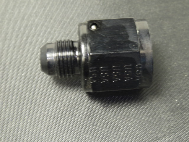 (image for) FLARE SEAL REDUCER, -10 FEMALE TO -8 MALE BLACK